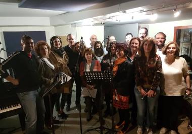 Παρουσία της Πολυφωνικής Χορωδίας του ΔΣΑ HARMONIA JURIS στην ηχογράφηση του μουσικού έργου της συναδέλφου κ